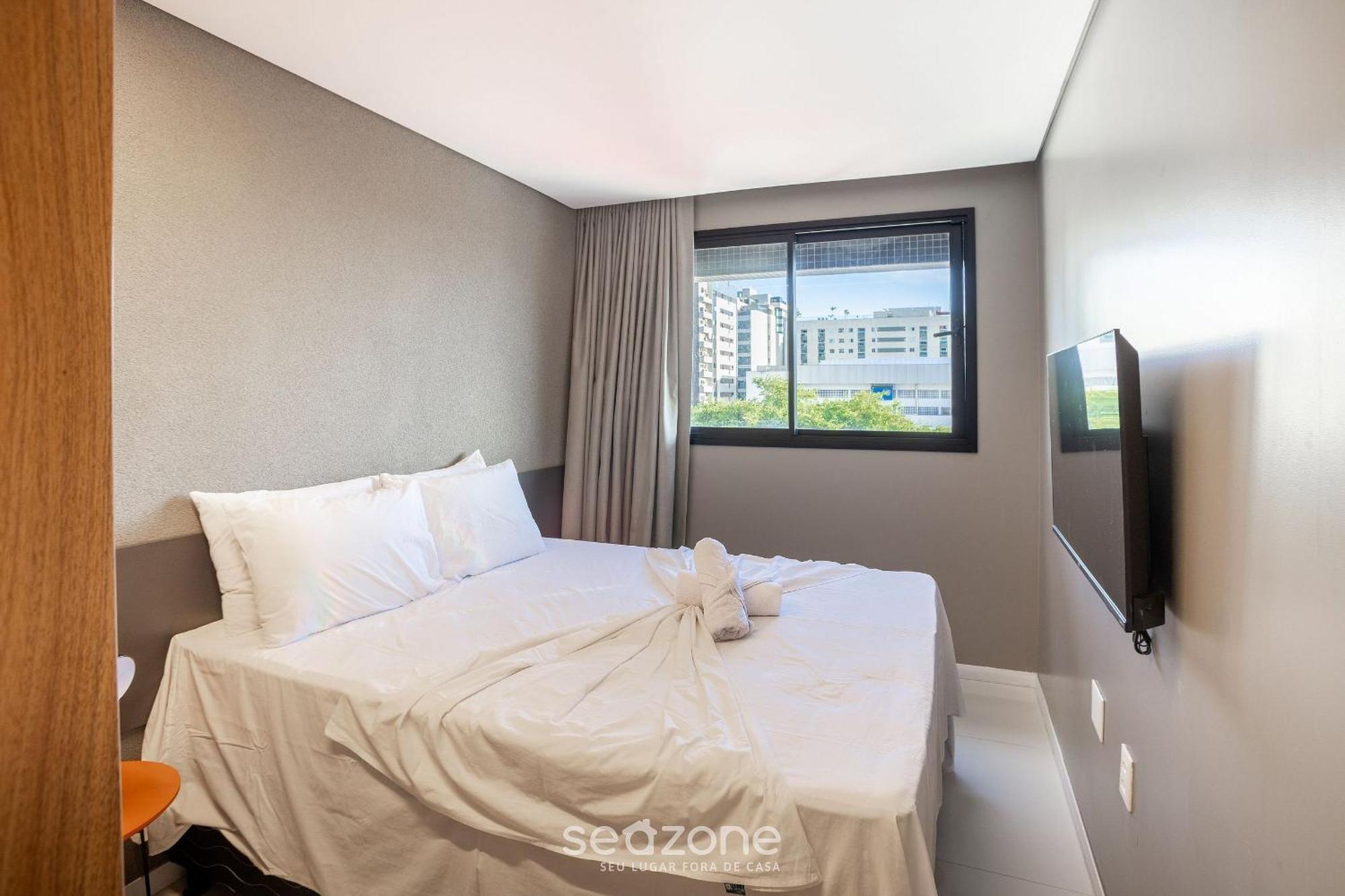 Apto Completo Com Piscina A 200m Da Skc0414 Apartamento *